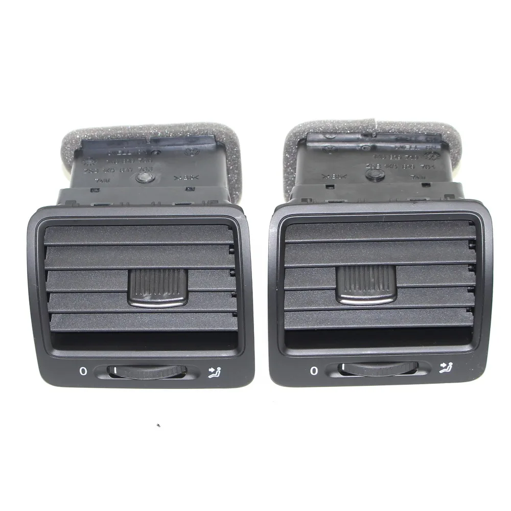 

Front Left Right Air Conditioning Outlet Exchange Vents For VW Golf 5 Jetta MK5 Rabbit 1KD 819 704 1KD819703 1KD 819 703