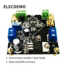 AD623 Module Instrumentation Amplifier Voltage Amplifier Module Adjustable Single Supply Single-Ended/Differential Small Signal AD623 Module Instrumentation Amplifier Voltage Amplifier Module Adjustable Single Supply Single-Ended/Differential Small Signal