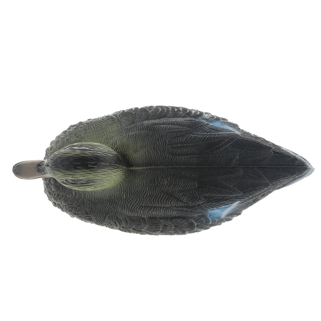 Female Male 3D Lifelike Floating Hunting Shooting Drake Duck Decoy Decoying for Land Garden Yard and Water Use Ornament 