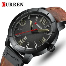 Мужские часы CURREN Топ бренд Роскошные Кварцевые часы модные повседневные деловые наручные часы кожаные мужские часы Relogio Masculino