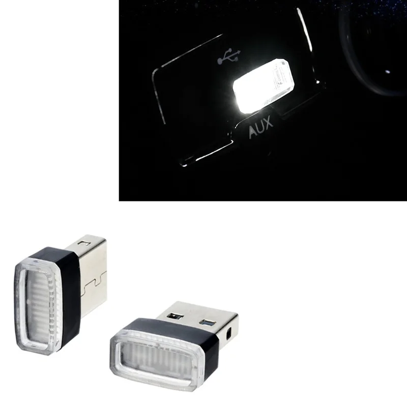 

Car styling USB Decorative Lamp Lighting LED Lights for seat ibiza 6j audi citroen c3 hyundai veloster mini cooper r56 volvo s80