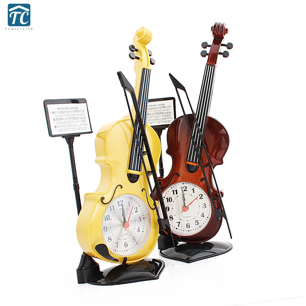 Unique Violin Alarm Clock Fiddle Player Violinist Music Lover Present