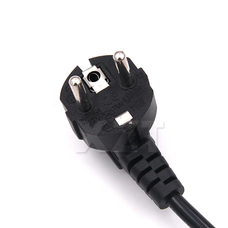 1 шт. новейший кабель 5 м футов C5 Cloverleaf Lead to EU 2 Pin AC с установленным предохранителем