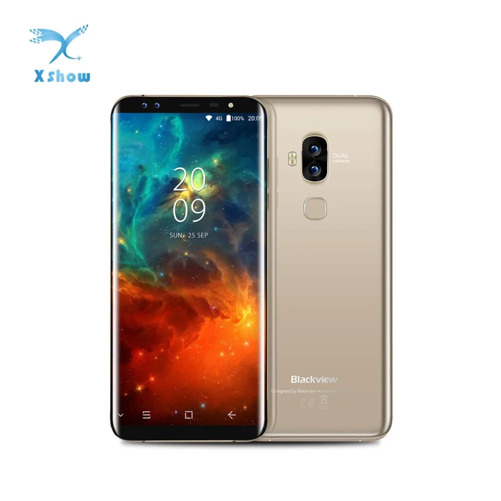 Смартфон Blackview S8 с отпечатком пальца OTG 5 7 ''HD + 18:9 экран 4 64 ГБ четыре камеры