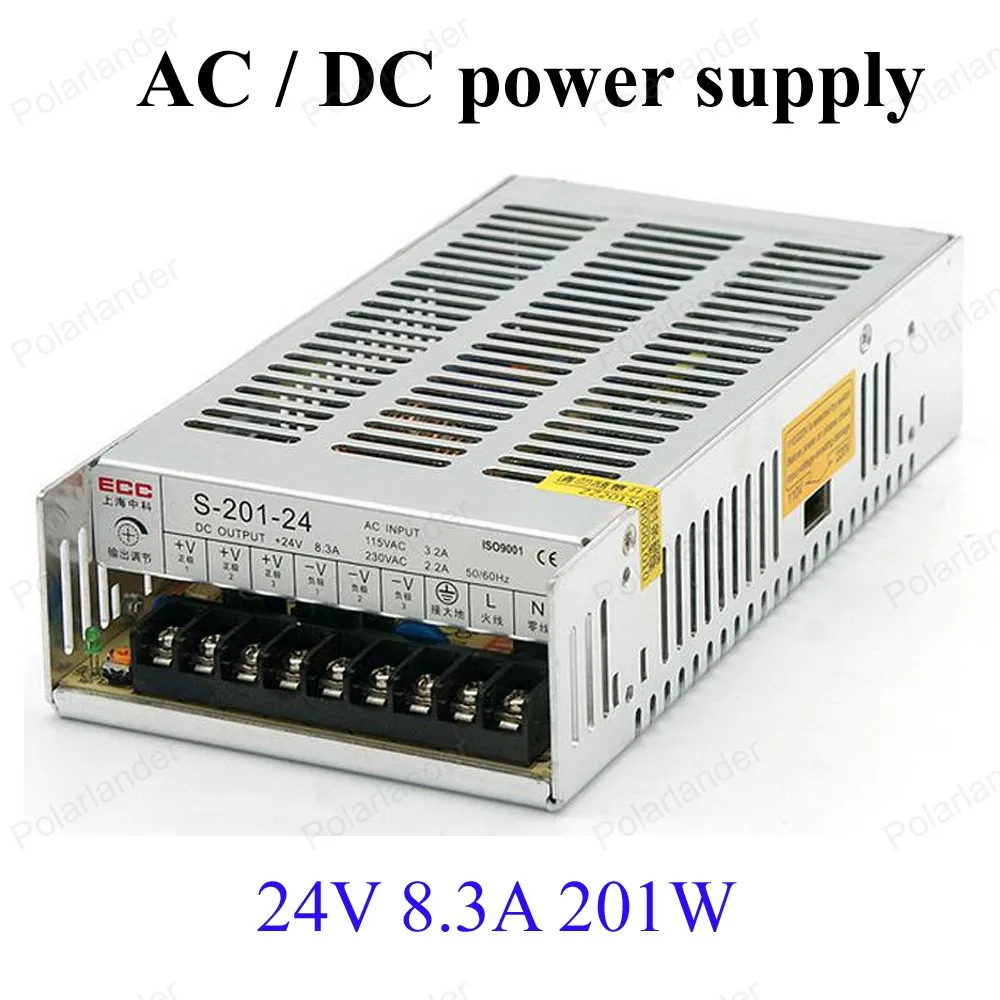 Best quality201W 24V 8.3A Switching Power Supply Driver for LED Strip