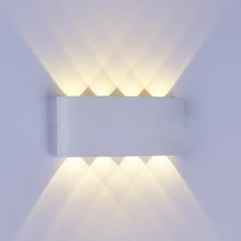 Современный светодиодный настенный светильник водонепроницаемый открытый сад крыльцо настенные бра внутренние настенные светильники алюминиевый балкон патио настенный светильник s