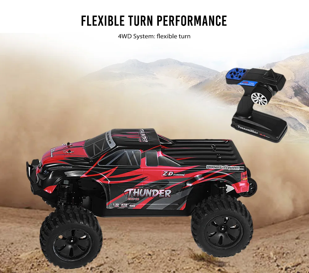 ZD Racing ZMT-10/10427-S/9106 1/10 RC автомобили бесщеточный 4WD монстр грузовик водонепроницаемый 60A ESC/3500KV двигатель/60 км/ч автомобиль