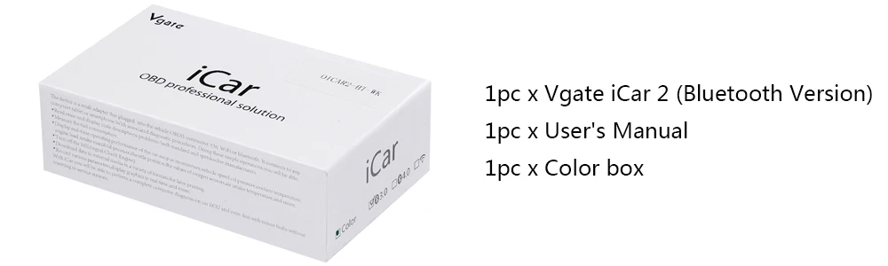 Vgate iCar2 ELM 327 OBD OBD2 сканер wifi/Bluetooth Автомобильная диагностика odb2 elm327 2,1 Wi-Fi OBDII код ридер easy diag продвижение