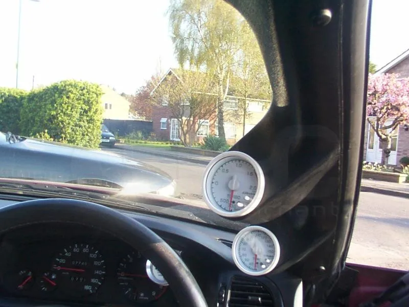 Авто-Стайлинг углеродного волокна стойки блок калибровки подходит для 1995-1998 Skyline R33 GTR GTS стойки двойной блок калибровки 52 мм или 60 мм
