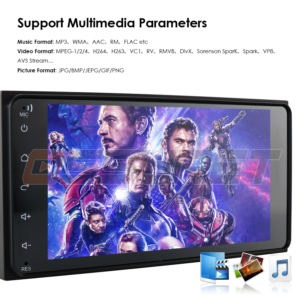 Best 2 Din Android Car GPS Player For Toyota Universal RAV4 COROLLA VIOS HILUX Terios Land Cruiser Tundra Camry HIACE 4RUNNER BT SWC 14 Best 2 Din Android Car GPS Player For Toyota Universal RAV4 COROLLA VIOS HILUX Terios Land Cruiser Tundra Camry HIACE 4RUNNER BT SWC 14