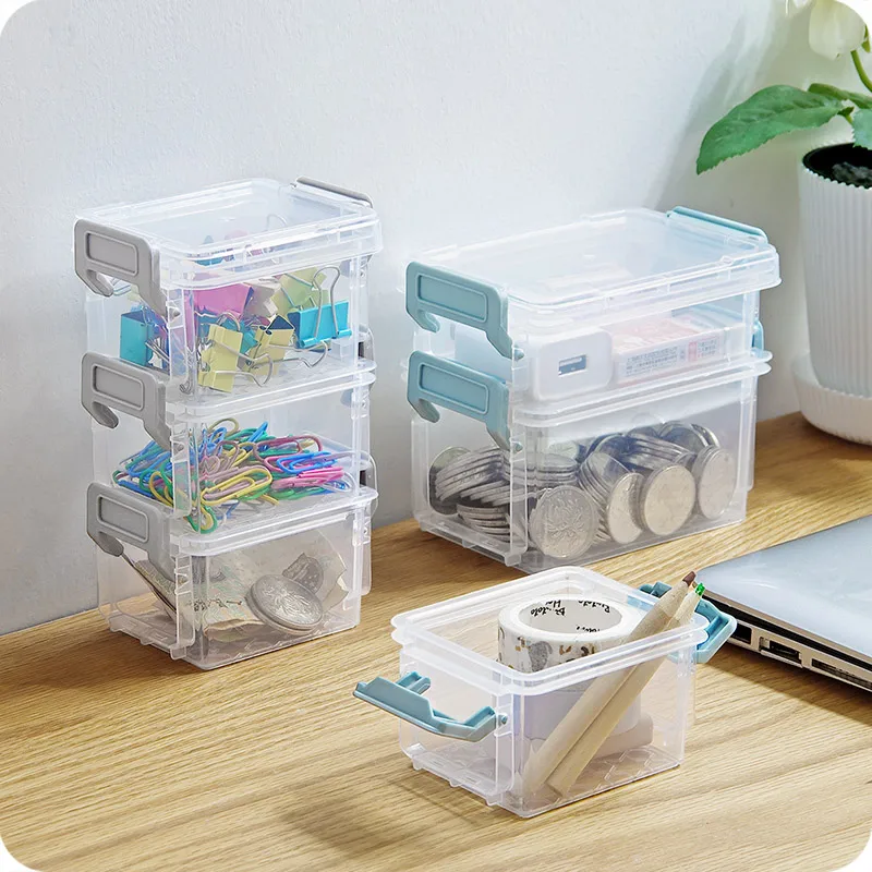 Details about   Plastic Simple Multifunction Desktop Storage Box Case Organizer Container 