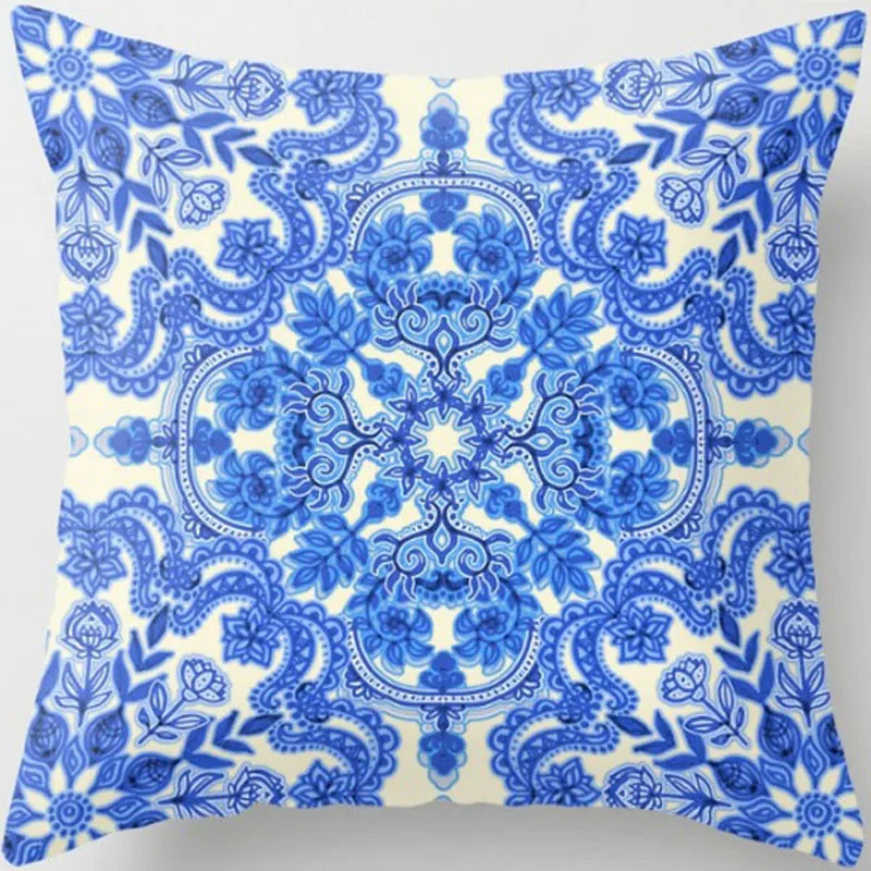 XJBZT030F08cobalt-blue-china-white-folk-art-pattern-pillows