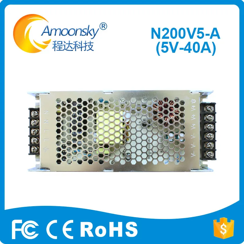G energy N200V5 A тонкий 5 в 40 А 200 Вт светодиодный дисплей мощность 240 В переменного тока