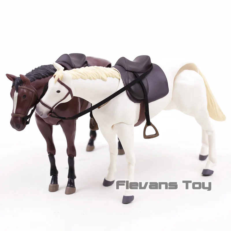 

Archetype Horse Ferrite Figma 246 White & Chestnut Movable PVC Action Figure Collectible Model Toys Doll