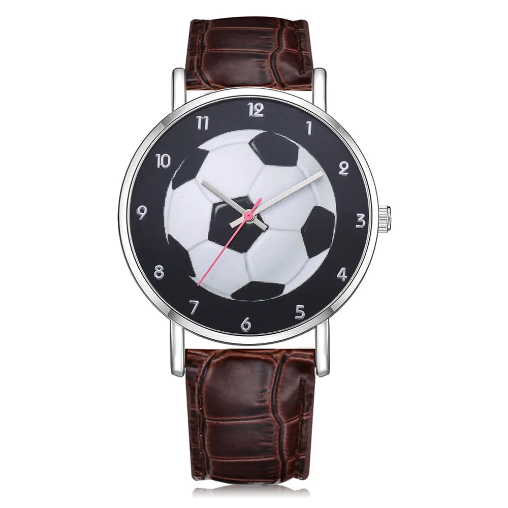 

Hot Sale Brand Luxury Wach Men Women Quartz Watches Black and White Soccer Wrist Watches Casual Sports Student Clock Erkek Saat