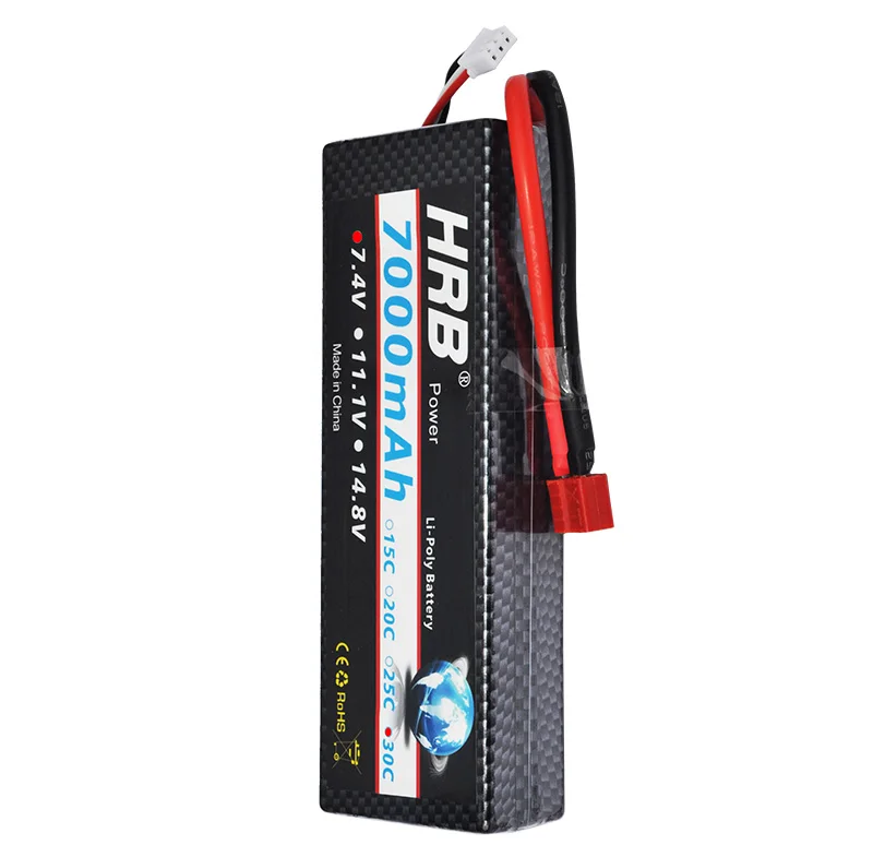 HRB 2S 7 4V 7000mah 30C 60C Hard Case Lipo Battery for font b RC b