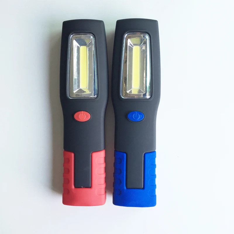 

Portable Multi-Uses Tent Lamp & Flashlight 5 LED Bulbs Work Light Torch Lantern Blue/Red Magnetic Folding Hook Hanging Light