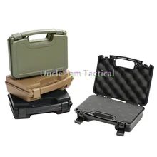Высокое качество ABS Тактический Жесткий пистолетный ящик охотничий Чехол для оружия мягкая подкладка из пены для страйкбола охотничий черный