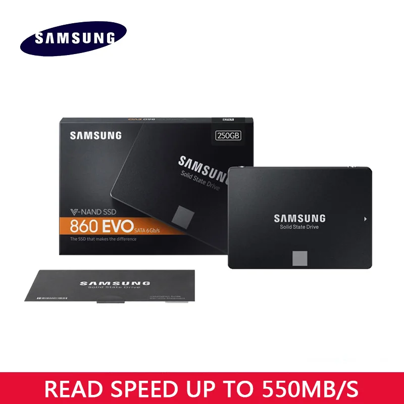  Samsung 860 EVO unidad interna de estado sólido 250GB 500GB 1TB HDD Disco Duro HD SATA 3 25 pulgada