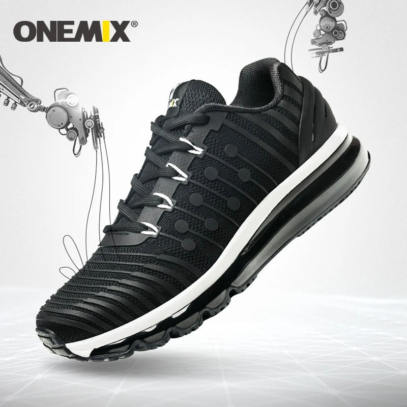

ONEMIX men running shoes 2019 new Air cushion running shoes Women Breathable Runner mens athletic shoes Sneakers men size 35-47