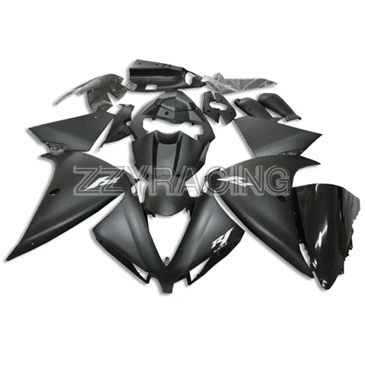 Инжекционные Обтекатели для Yamaha YZF R1 2009- панели ABS пластиковые чехлы YZF1000 R1 полные Обтекатели черные панели комплект - Цвет: As Photo Shown