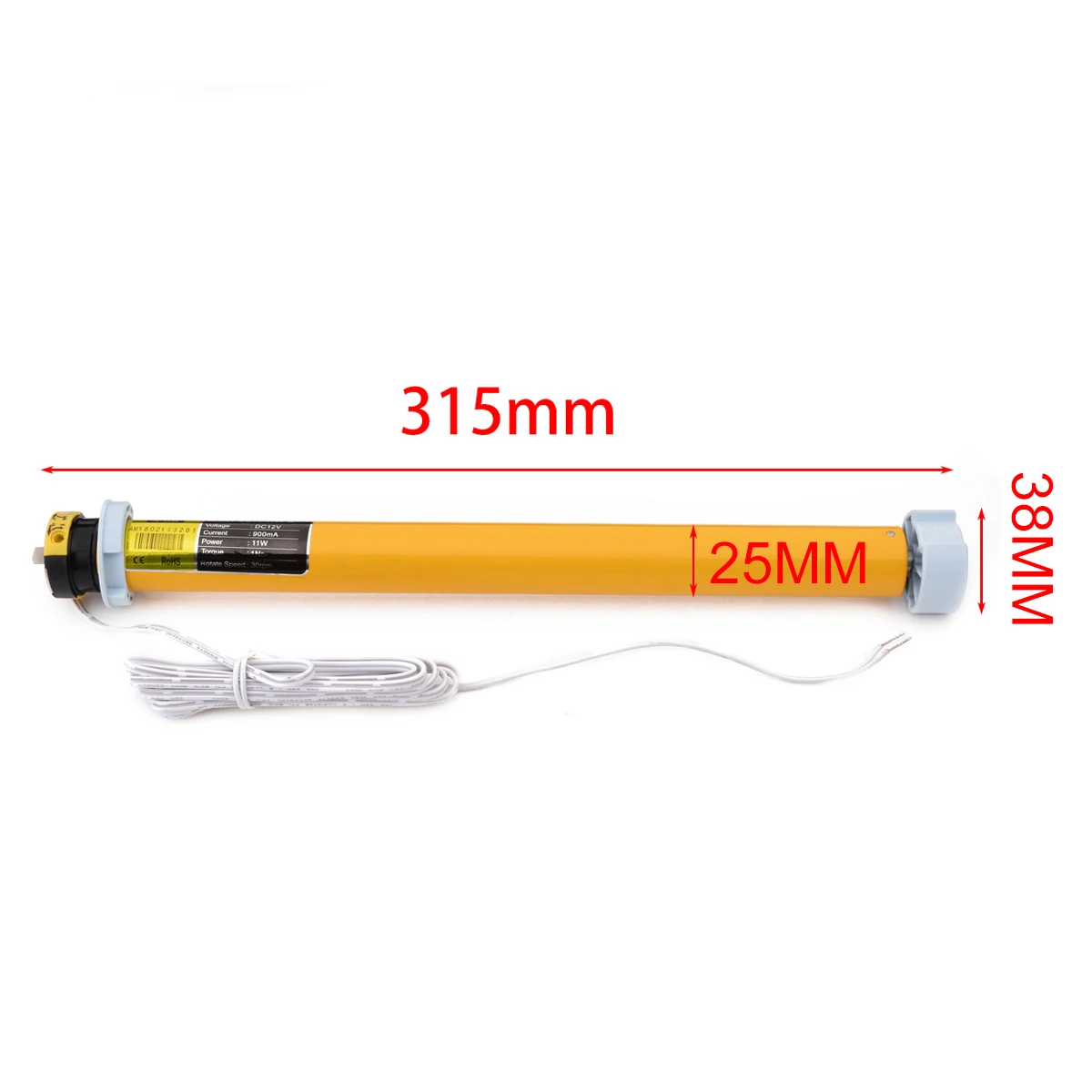 1 Set Automatic DIY Electric Roller Blind Shade Tubular Motor Kit DC 12V 30RPM Home Decor Blinds Shades