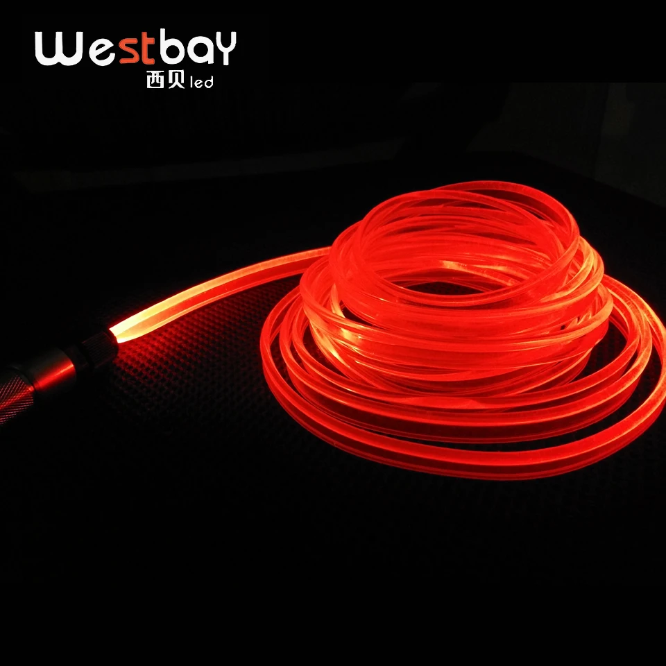 Westbay Мини светодиодный волоконно оптический двигатель DC12V отправка юбки сторона