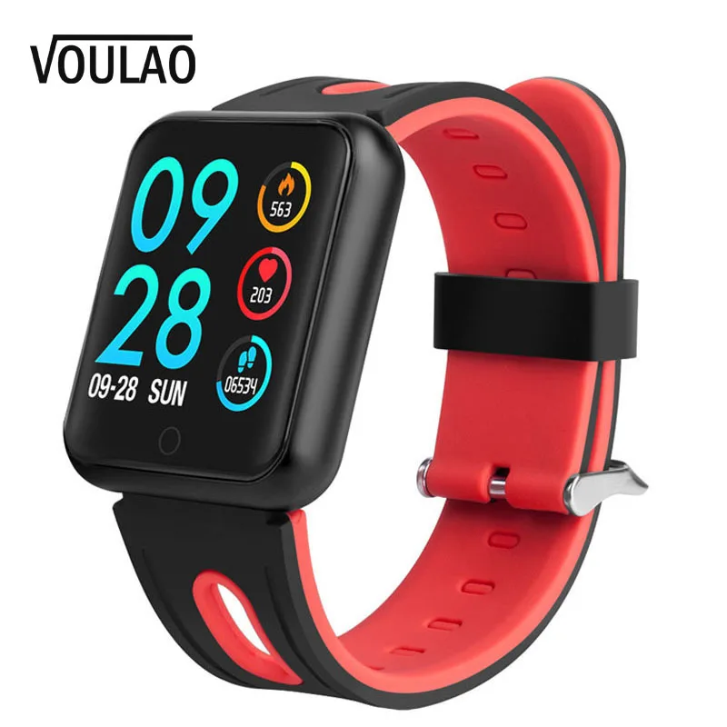 

VOULAO Smart Watch Men P68 Sport Fitness Bracelet Heart Rate Monitor Wristband For IOS Android Activity Tracker Smartwatch Band