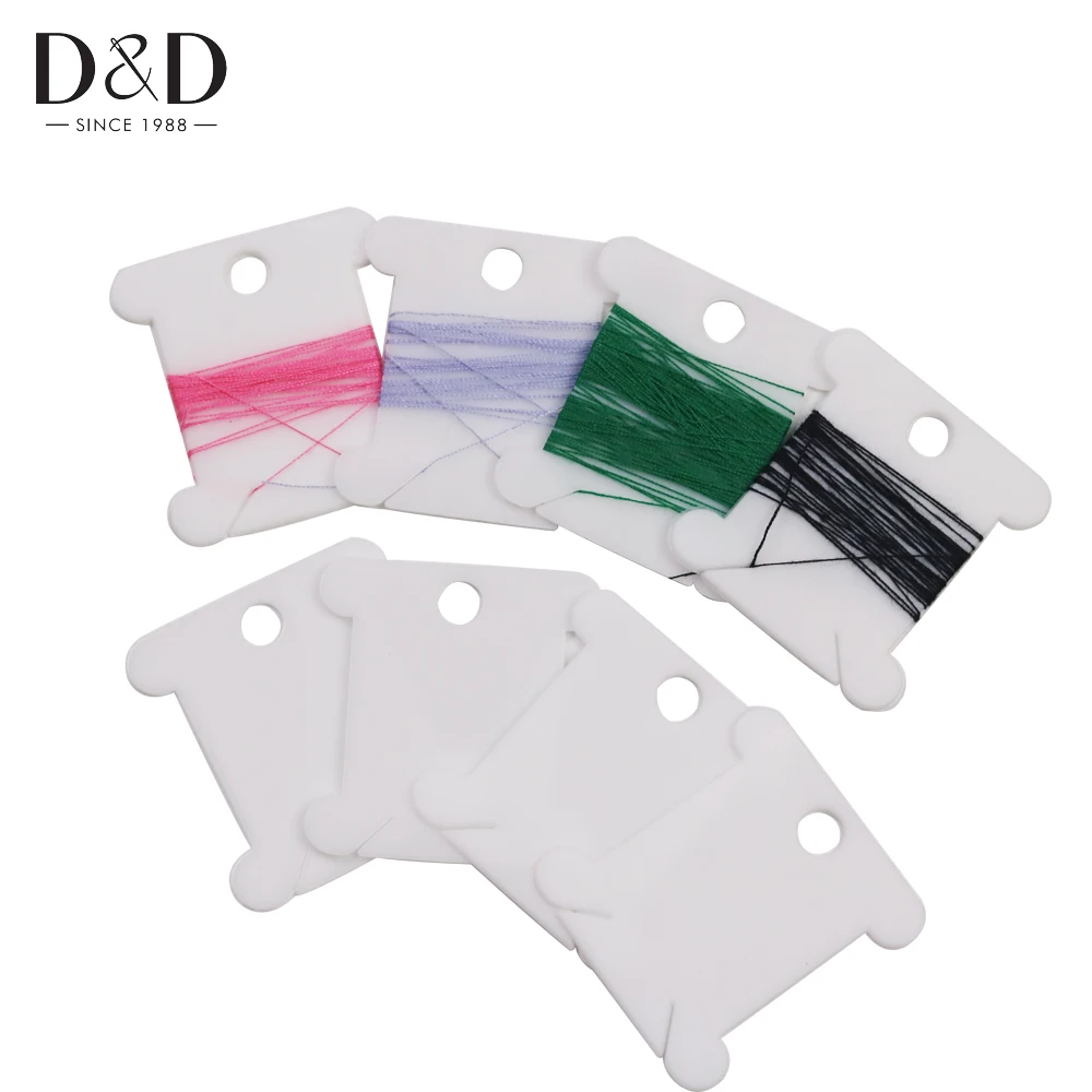 

150pcs Plastic Embroidery Floss Craft Thread Bobbins Supplies Organizer Storage Holder for Cross Stitch Sewing Needlecraft