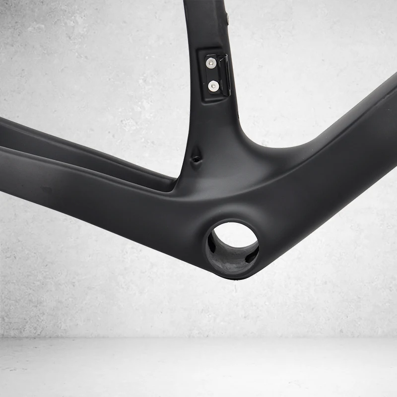 Discount 2019 Full hidden cables Flat mount aero road bike frameset with fork/seatpost/handlebar Ultra-light 975g DI2/Mechanican R12 3