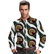 Мужские рубашки в африканском стиле, африканская Мужская одежда, Дашики, одежда с принтом, африканские мужские рубашки с длинным рукавом, вечерние рубашки по индивидуальному заказу