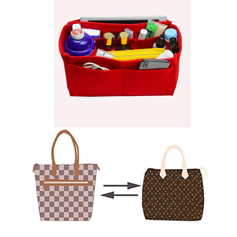 Misura Alma PM MM Della Borsa Inserto Dell'organizzatore-3 MILLIMETRI  Premium Feltro (Fatto A Mano/20 Colori) - AliExpress Luggage \u0026 Bags