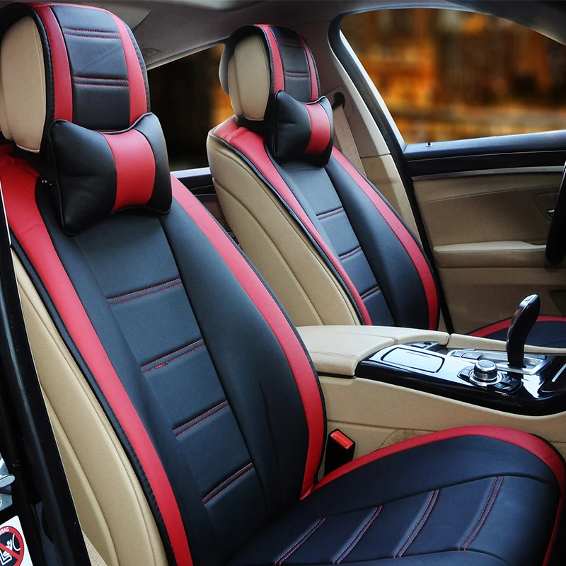 Free shipping for Peugeot 508 seat covers genuine leather four seasons