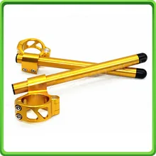55 мм клип-образного руля 7/" Поднятый Клип-на ручке бары для Honda Suzuki Yamaha Kawasaki GD