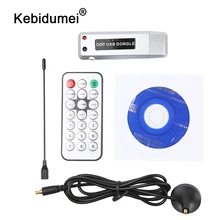 Цифровой USB 2,0 DVB-T HD ТВ тюнер приемник-записывающее устройство программное обеспечение радио DVB T тюнер HD tv с антенной для ноутбука планшета ПК ноутбука