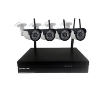 1080P Беспроводной NVR комплект 4CH HD 2.0MP ip-камера Водонепроницаемая Домашняя безопасность