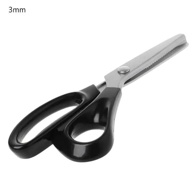 OOTDTY 23,5 см ЗИГЗАГ Швейная резка портновские ножницы Pinking Scissor Leather Craft