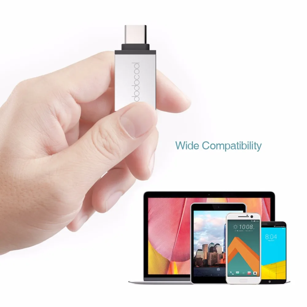 Dodocool Mini USB-C type-C к Micro USB адаптер преобразования type-C к USB 3,0 разъем для MacBook/ChromeBook Pixel/Nexus 5X6 P