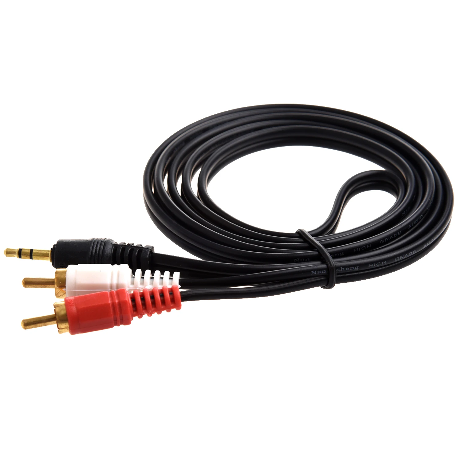 3.5mm Jack to 2 x RCA Phono Audio Cable 
