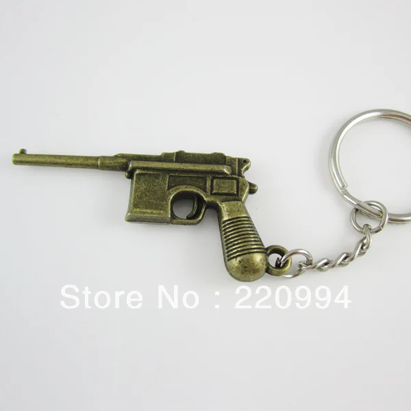

5pcs of Cool replica weapon gun keychain