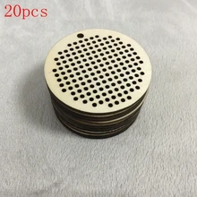 20 шт DIY Деревянные иглы рабочие деревянные серьги со стичем деревянный брелок доска