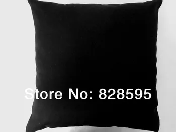 

EA152 - 16 x 16" / 40 x 40CM Plain Solid Black Cotton Canvas Cushion Cover Pillow Case (200pcs) " EXPRESS DHL and EMS "
