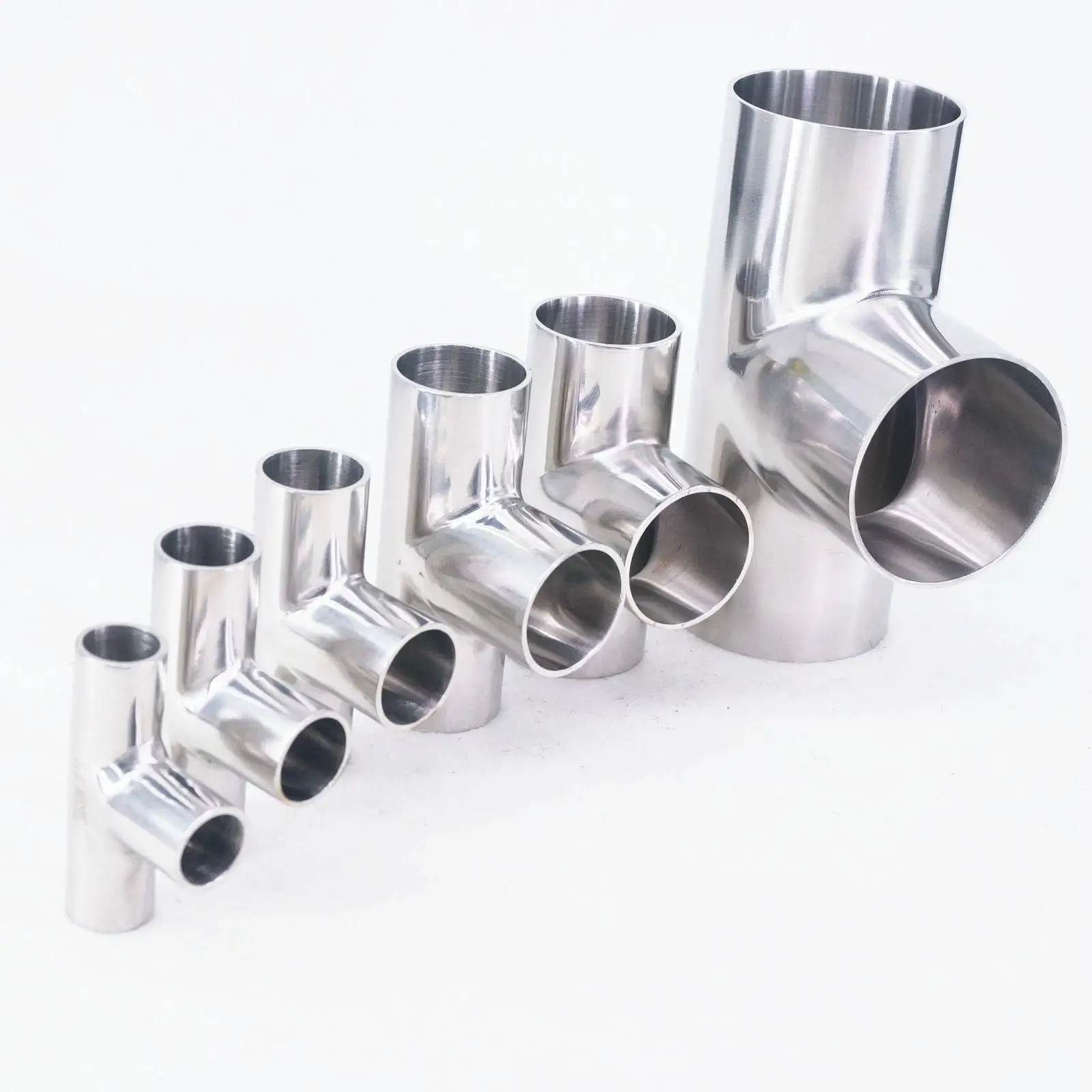 Color: 76x2mm Fevas Fit for Tube O/D 16mm to 159mm 304 Stainless Steel Sanitary Weld Tee Connector Pipe Fittings Color: 76x2mm Fevas Fit for Tube O/D 16mm to 159mm 304 Stainless Steel Sanitary Weld Tee Connector Pipe Fittings