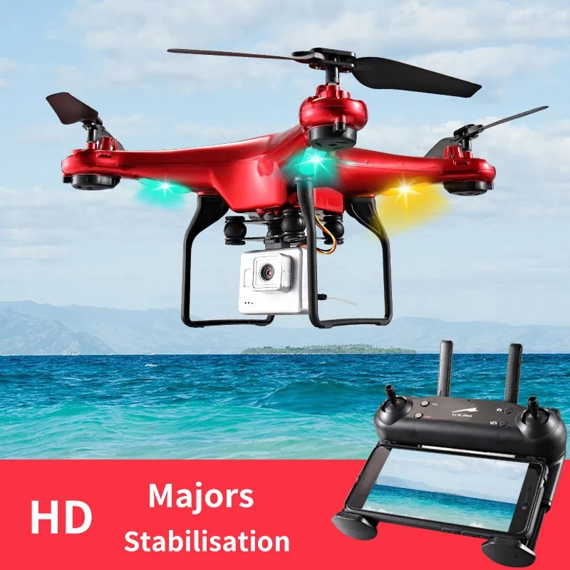 Kopen DM006 Zes as Vaste Vier as Vliegtuigen RC Drone 6 As Afstandsbediening Helikopter Quadcopter Met 2MP HD Camera Of X5 R