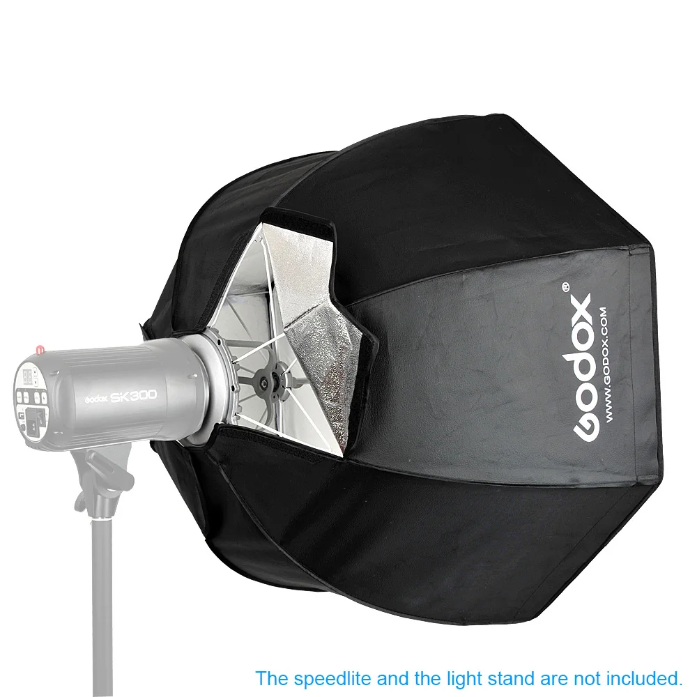 Godox SB-UE 80cm Bowens montaje Octagon Honeycomb rejilla paraguas Softbox para Godox Speedlite Flash fotografía estudio Accesorios - 3
