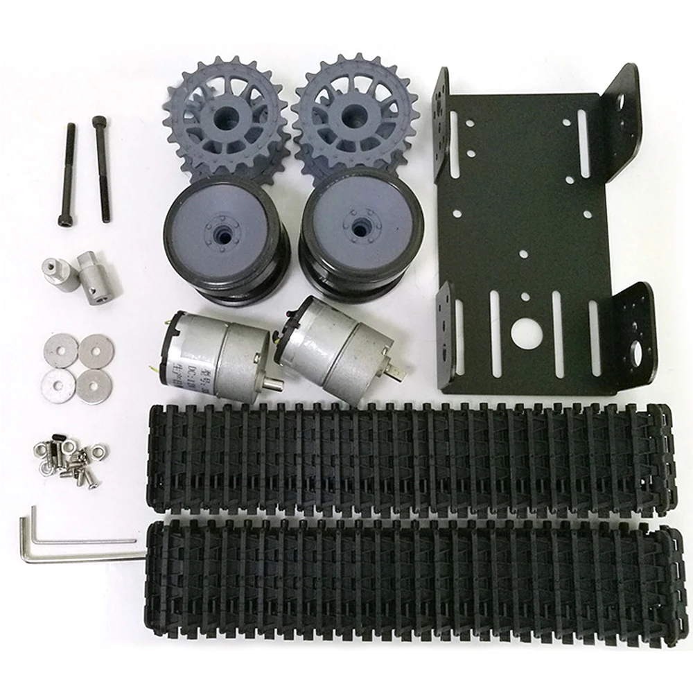 

Tracked Robot Smart Car Platform Robotics Kits Solid Robotic Platform Tank Mobile Platform Robotic Toy Platform for Arduino