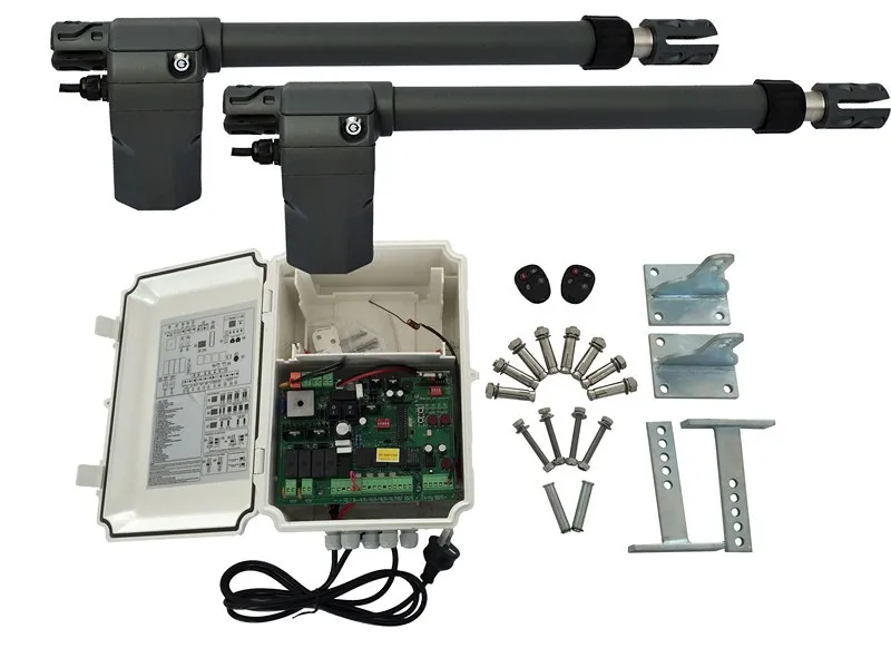 Heavy Duty Dual Automatic Gate Opener Kit for Swing Gates Up to 13 Feet