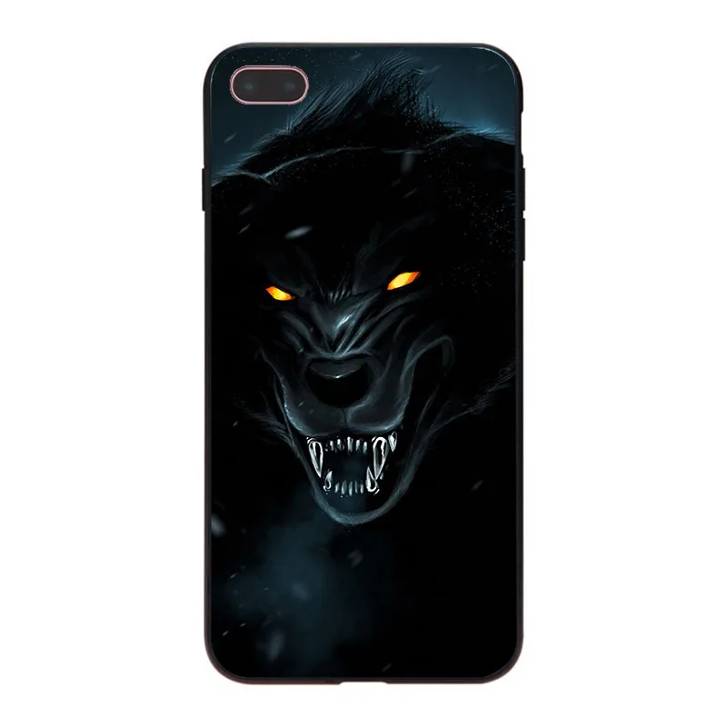 MaiYaCa angry Animal wolf высококачественный чехол для телефона iPhone 8 8plus 7 7plus 6 6S Plus X XS XR XSMax 5 5S SE Coque Shell