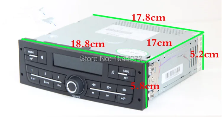 Car Audio Player MP3 Stereo with USB for Peugeot 207 206 301 307 308 Citroen C2 Elysee ZX C4 VW Jetta Bora Removed from New Car