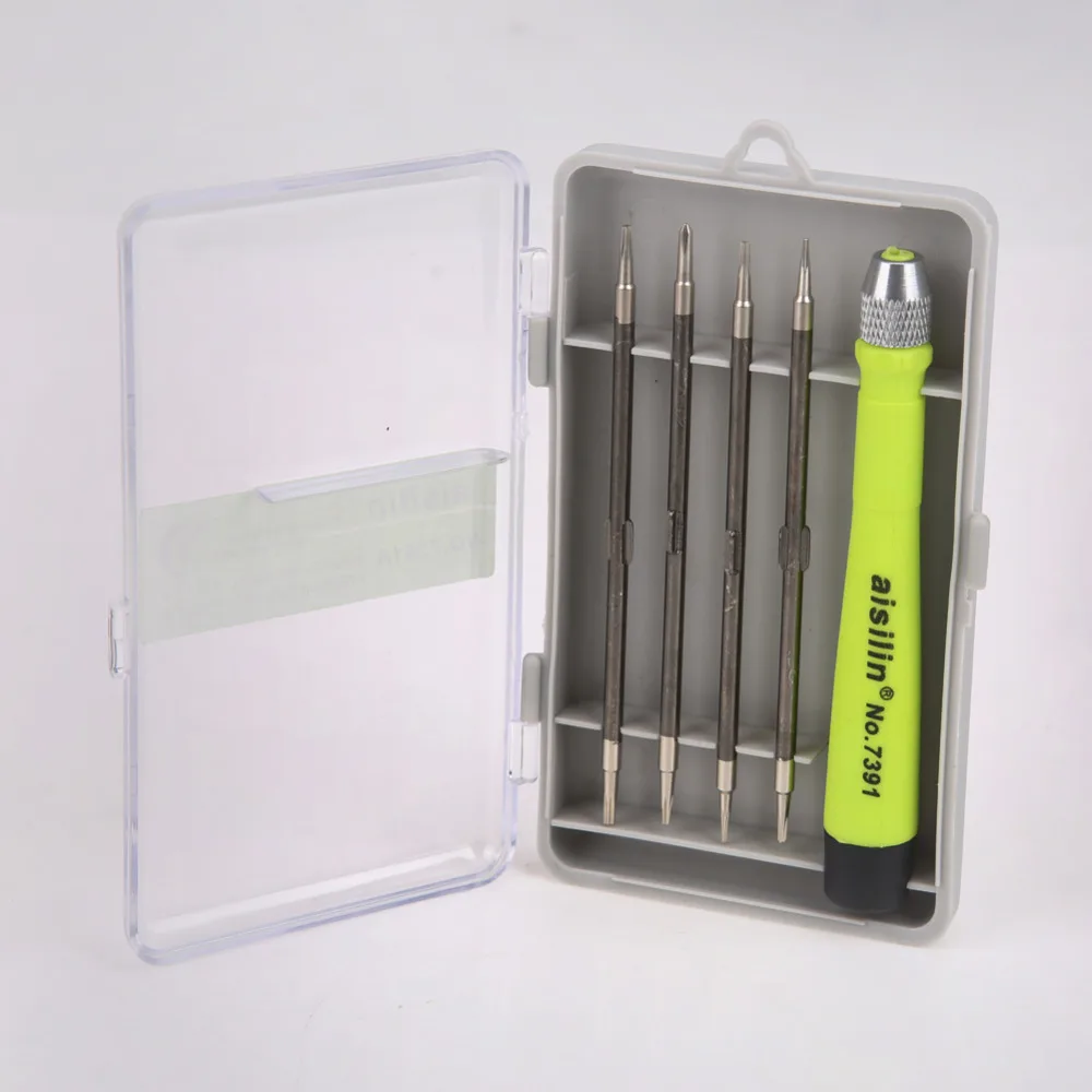 

8 in1 Multifunctional Screwdriver Set for iPhone 6 5S Samsung HTC LG Cell Mini Electronic Screwdriver Bits Repair Tools Kit Set